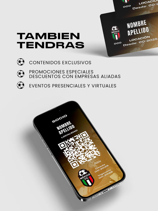 Membresía Socio Fundador - México F.C.