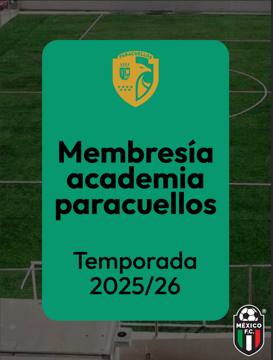 Membresía Academia Paracuellos – Temporada 2025-2026