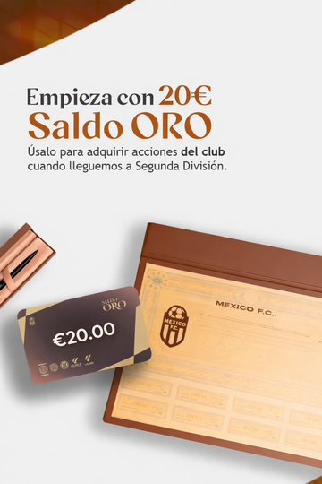 Membresía Socio ORO 24k - México F.C.